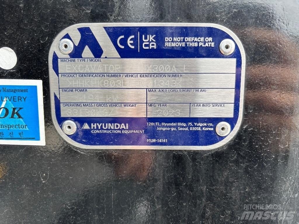 Hyundai HX300A L Beltegraver
