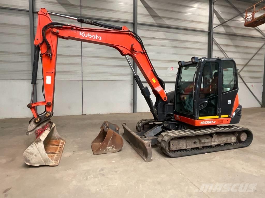 Kubota KX 080-4 Midigravere 7 - 12t