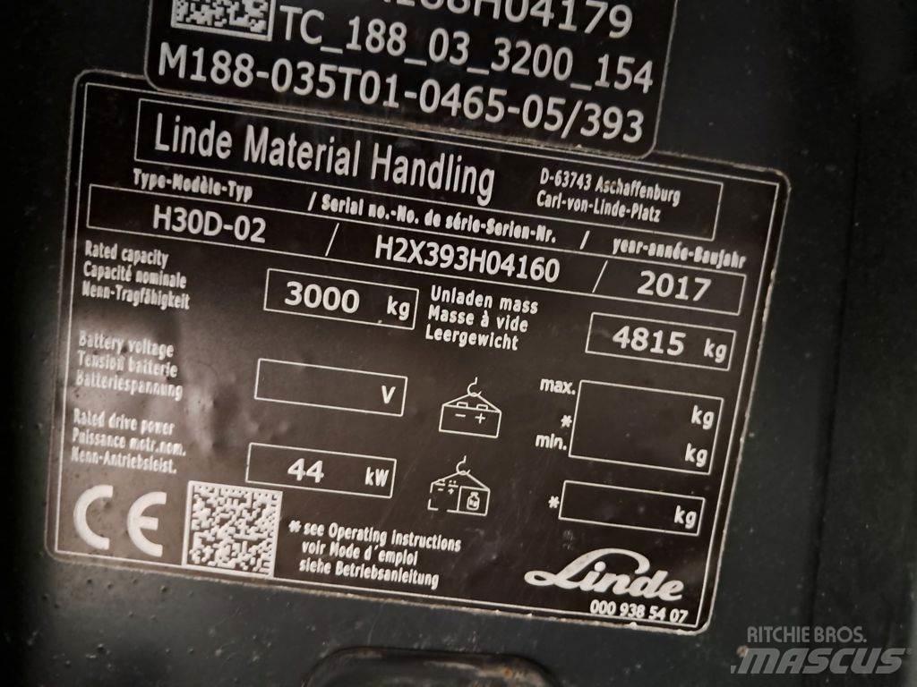Linde H30D-02 Diesel Trucker