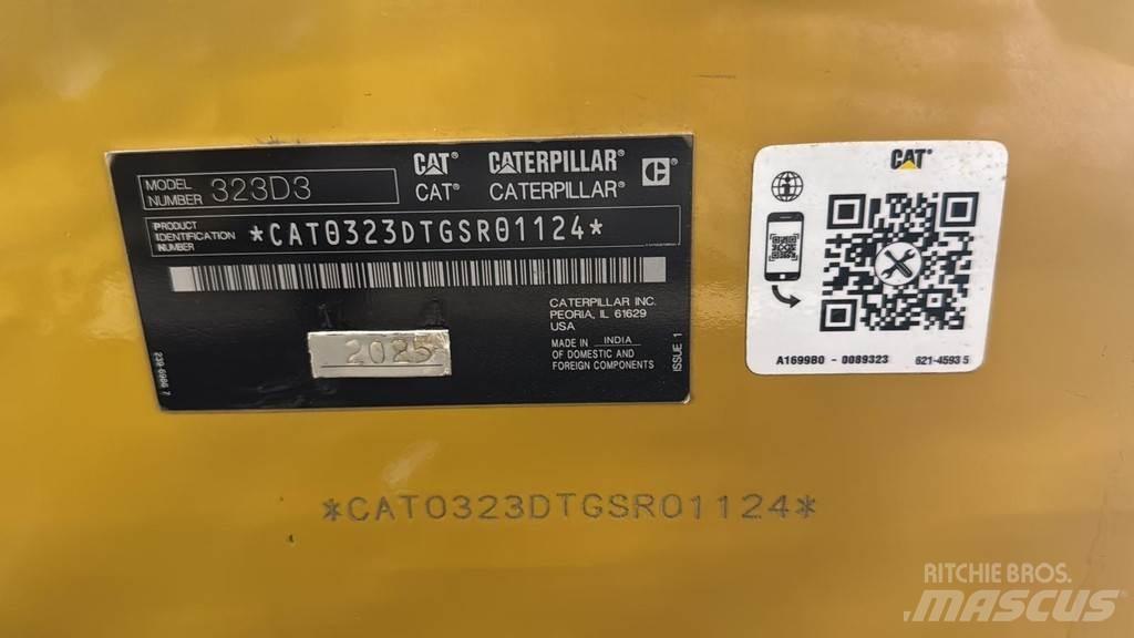 CAT 323D3 Spesialtilpassede gravemaskiner