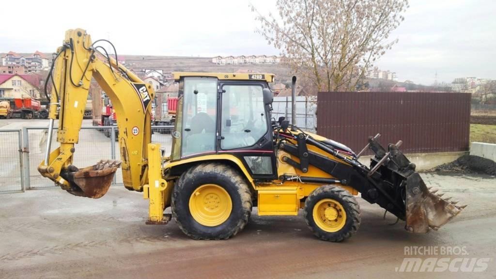 CAT 428D Traktorgravere