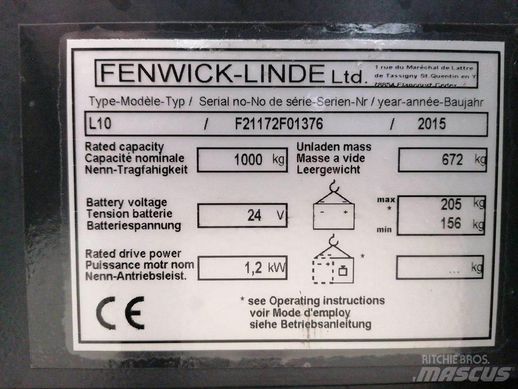 Linde L10 Ledestablere