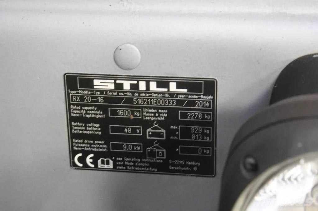 Still RX 20-16 Elektriske trucker