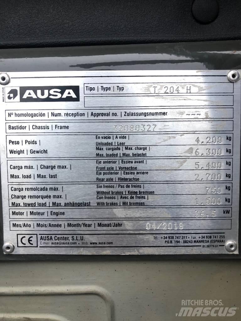 Ausa T 204 H Teleskoplastere