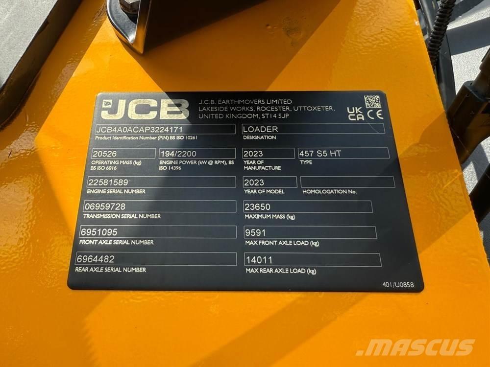 JCB 457 HT Hjullastere