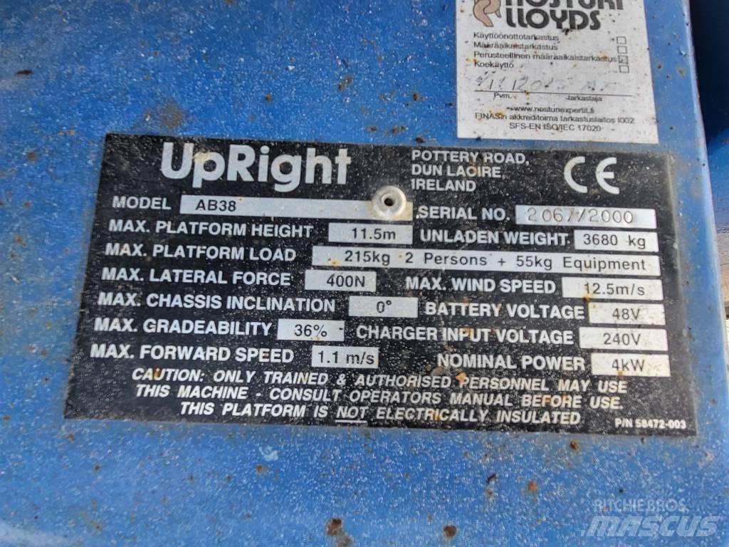 UpRight AB38N Leddede bomlifter
