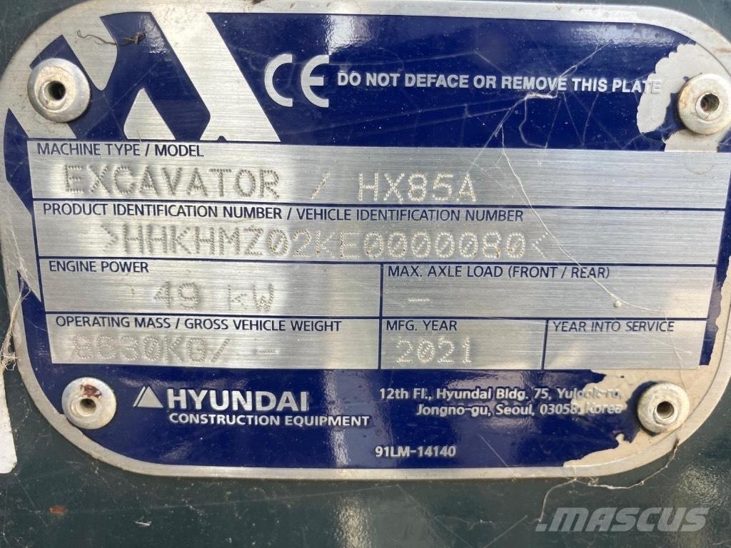 Hyundai HX 85 A Midigravere 7 - 12t