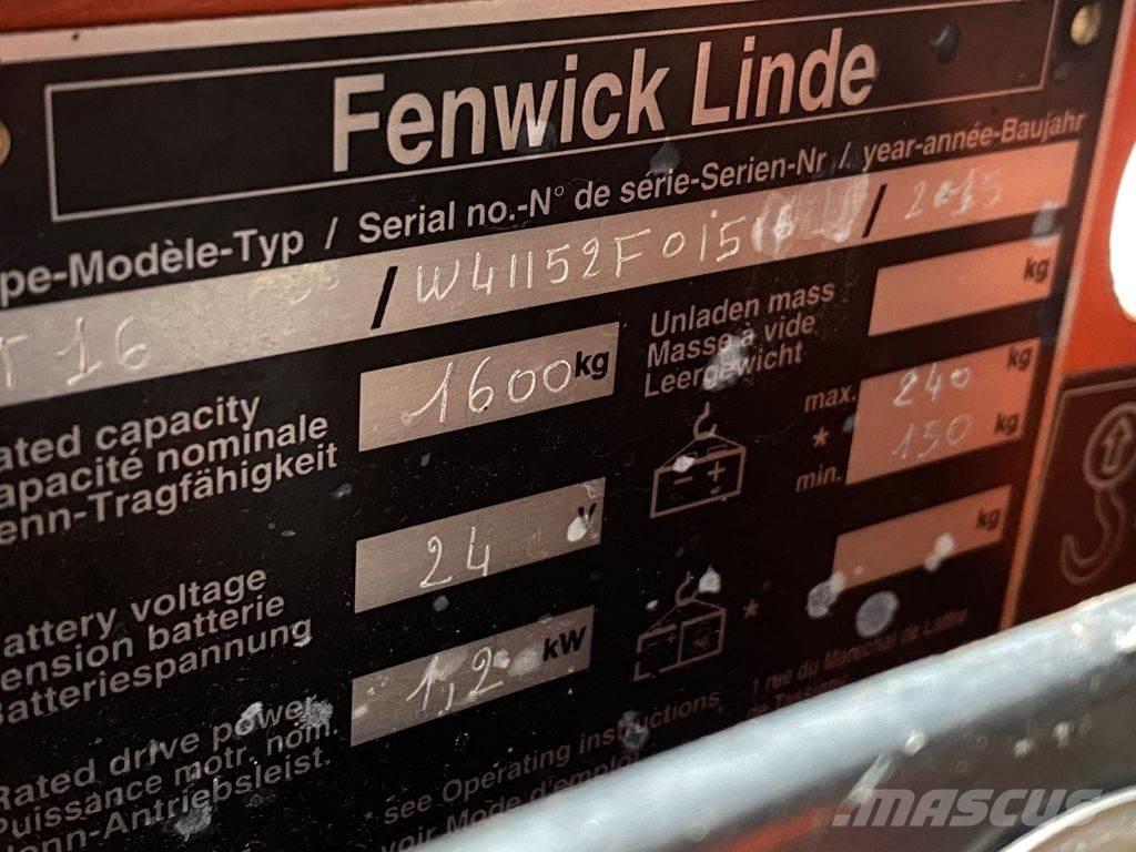 Linde T16 Lavtløftende truck