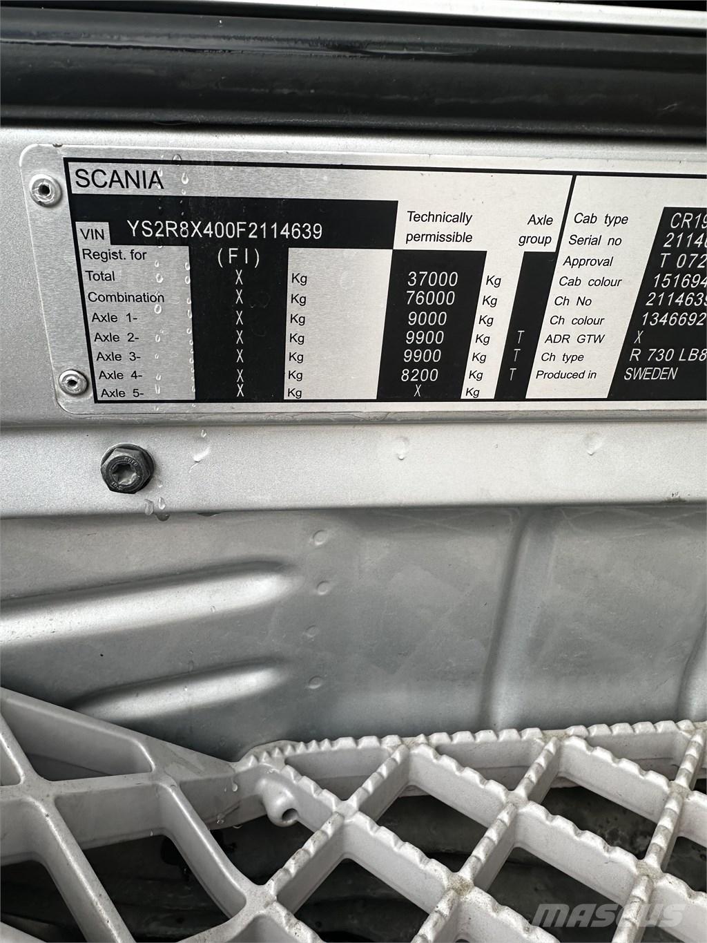 Scania R 730 Skapbiler