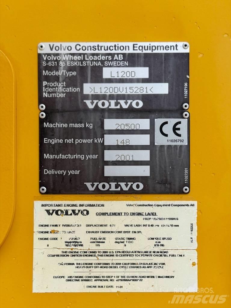 Volvo L 120 D Hjullastere