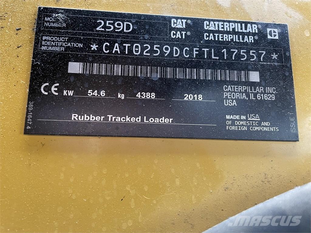 CAT 259D HF Kompaktlastere