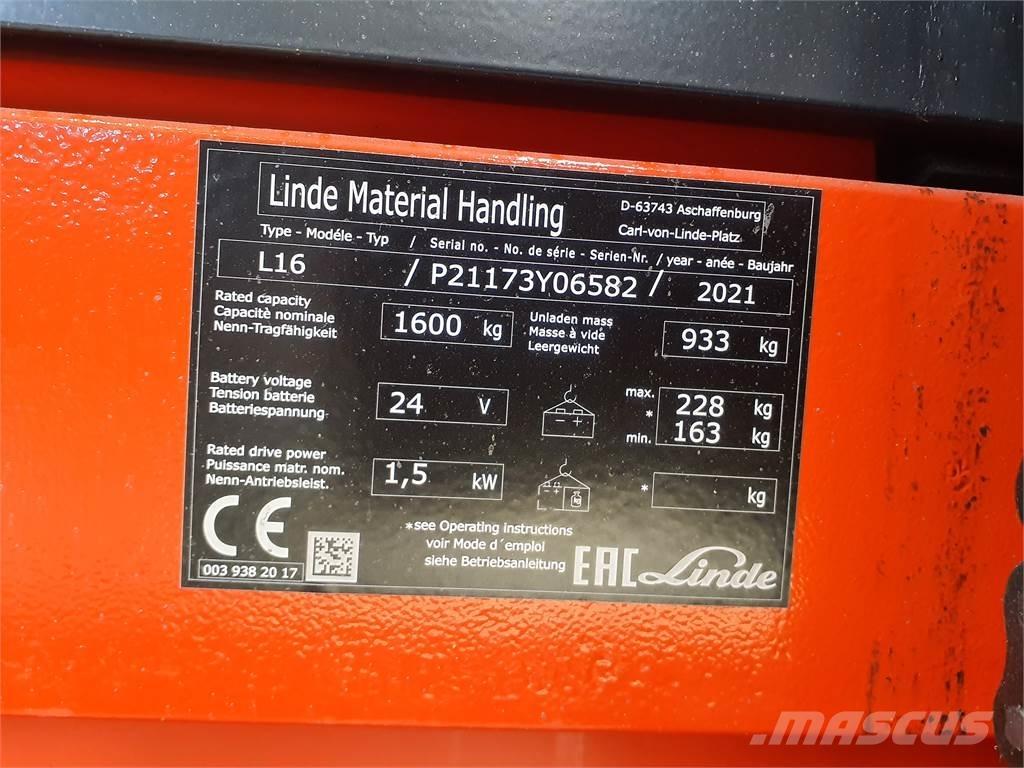 Linde L16i Ledestablere