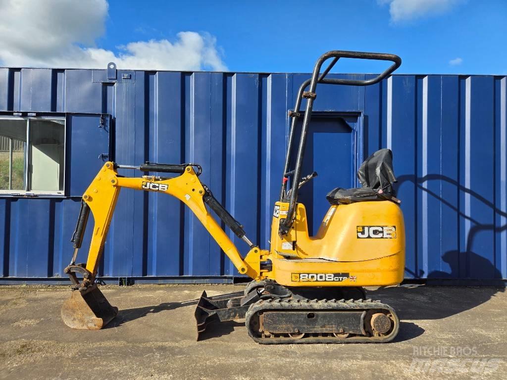 JCB 8008 CTS 3 Bkts Minigravere <7t