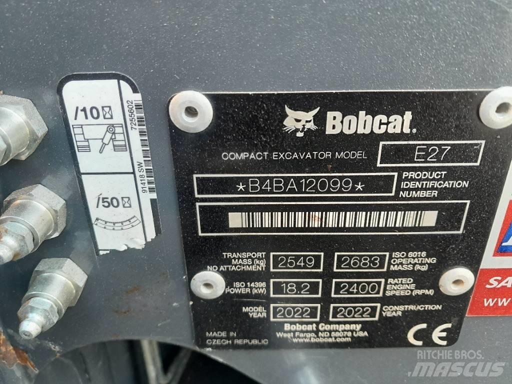 Bobcat E 27 Minigravere <7t