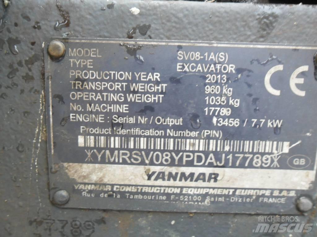 Yanmar SV 08 Minigravere <7t