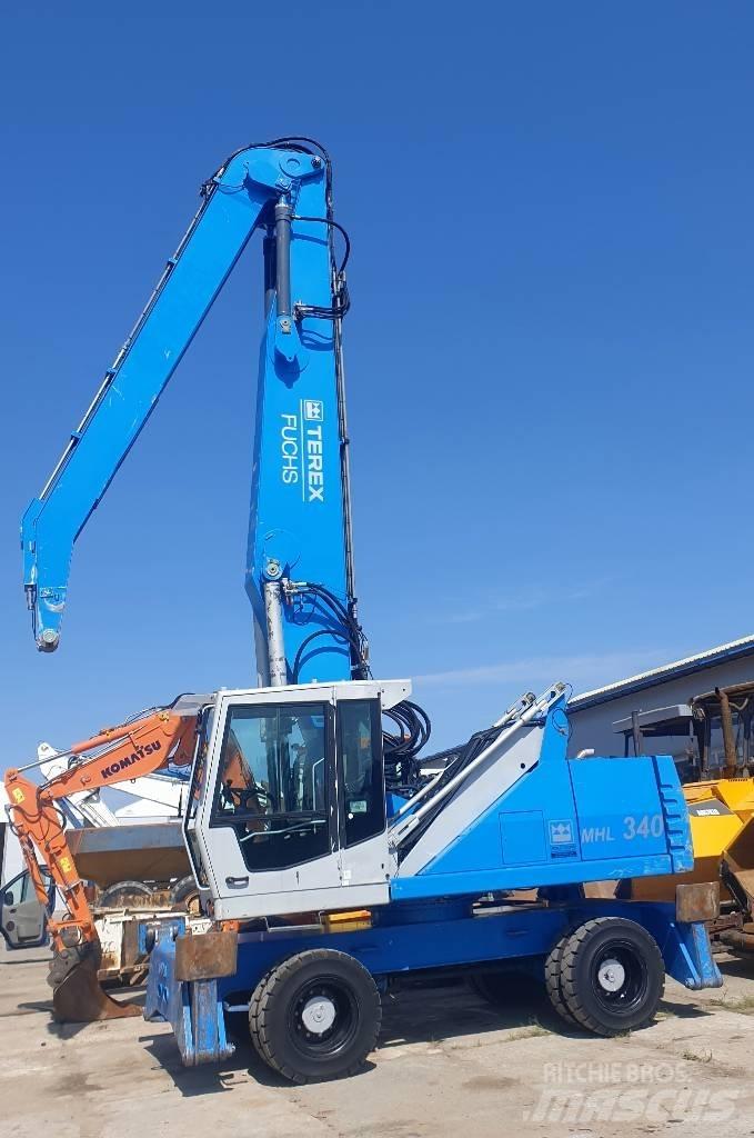 Terex Fuchs MHL340 Gravemaskiner for avfallshåndtering