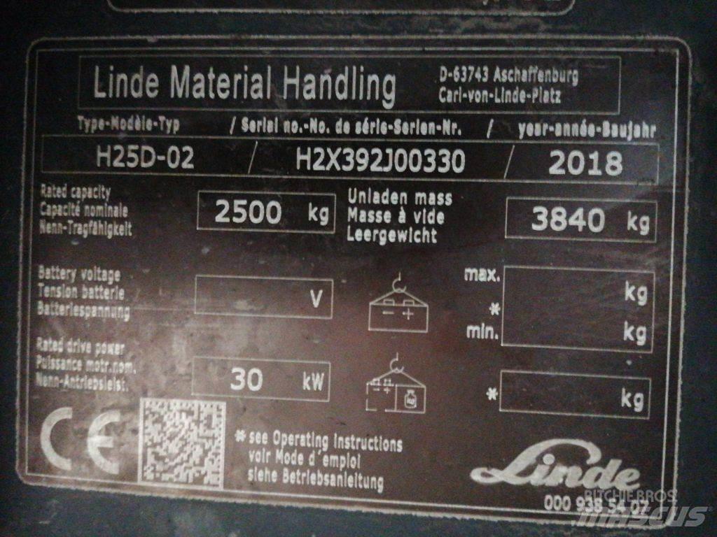 Linde H25D-02 Diesel Trucker