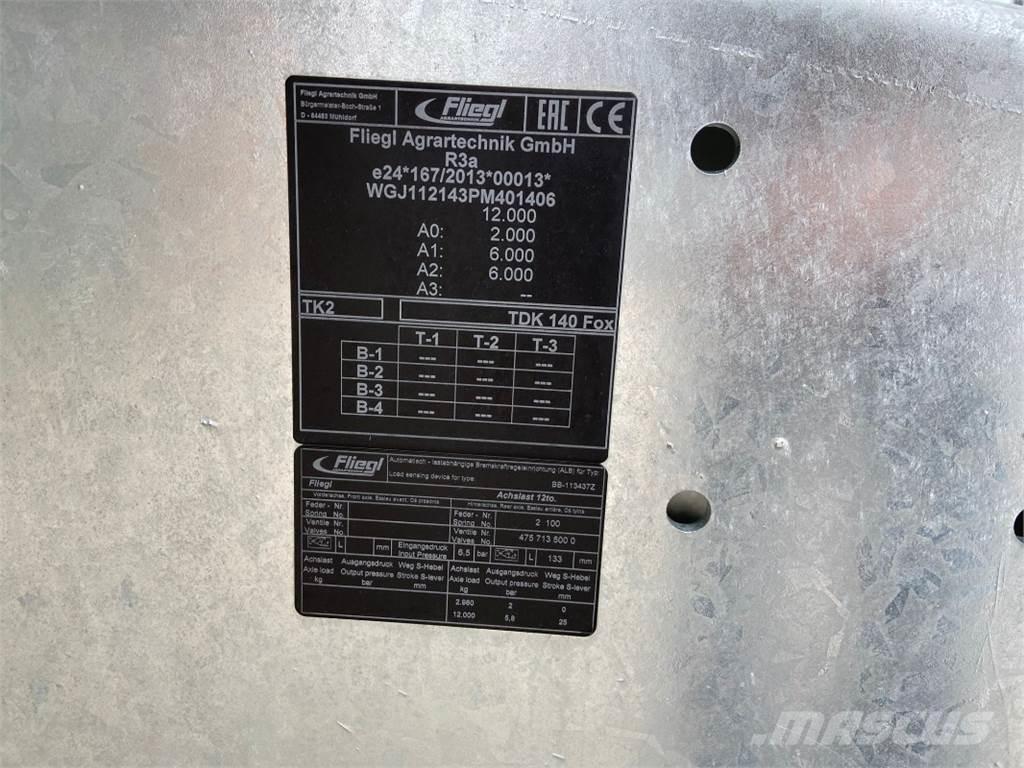 Fliegl TDK 140 FOX Landbruk - Annet