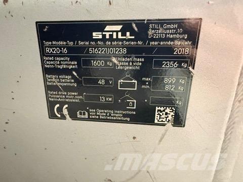 Still RX20-16 Elektriske trucker