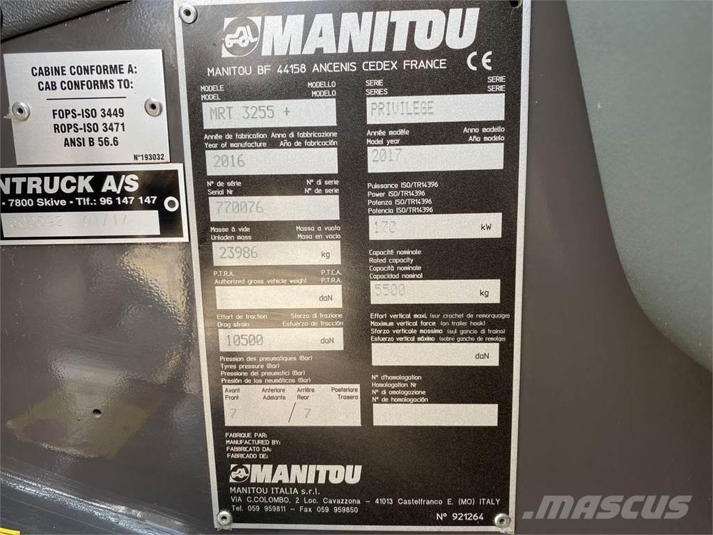 Manitou MRT3255P+ Teleskoplastere