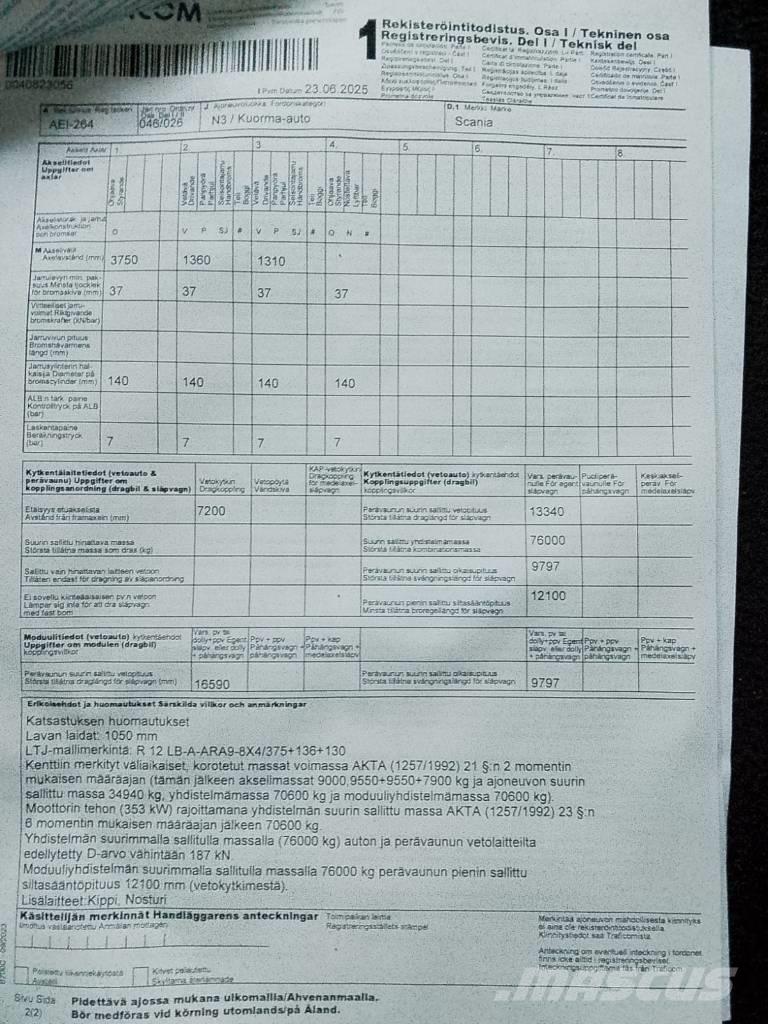 Scania R 480 LB Tippbil