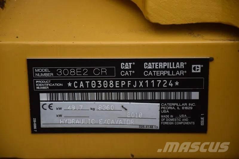 CAT 308 E2CR Midigravere 7 - 12t