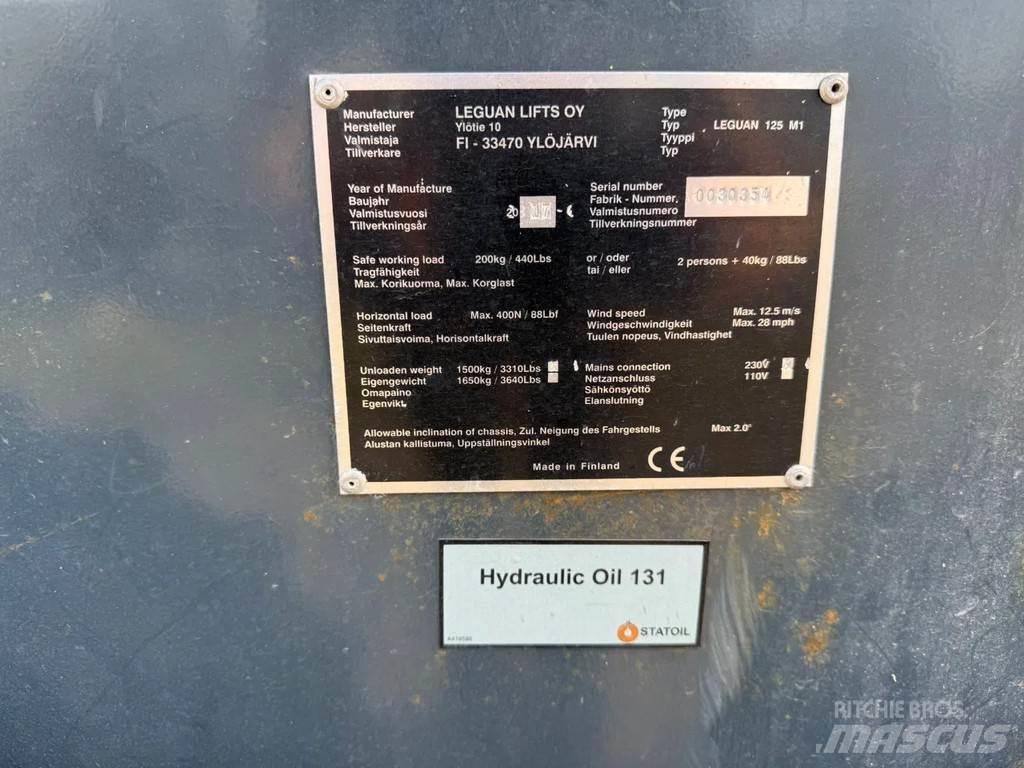 Leguan 125 Leddede bomlifter