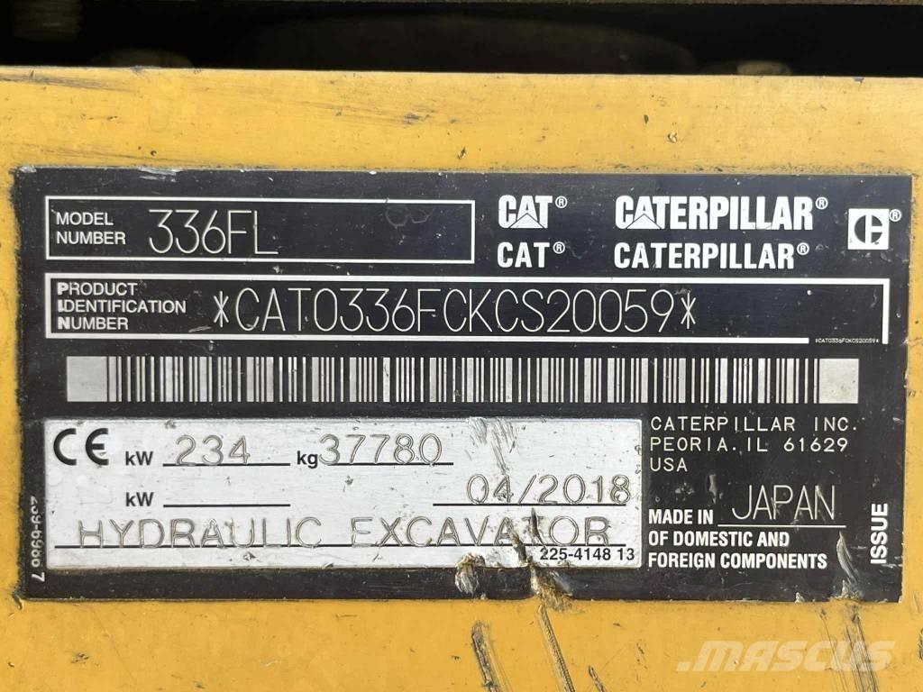 CAT 336 FL Beltegraver