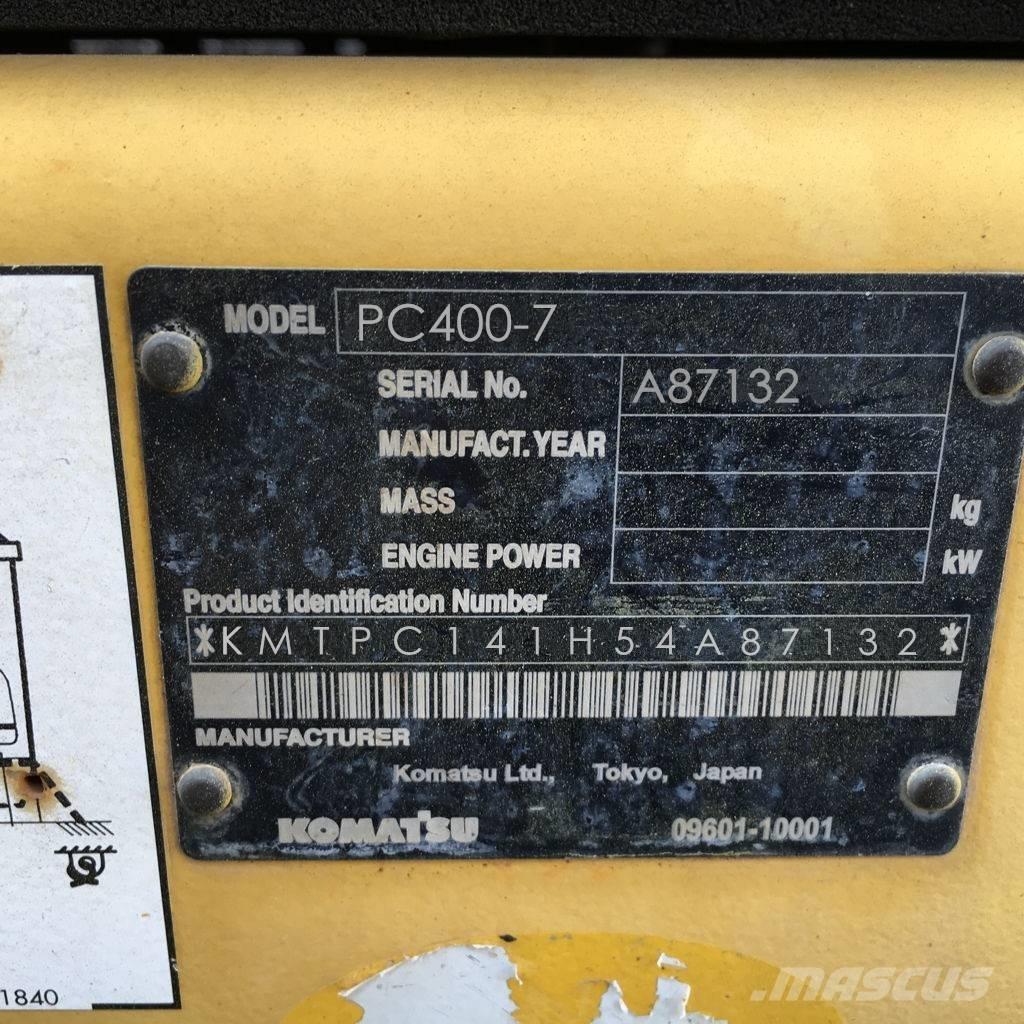 Komatsu PC 400-7 Beltegraver