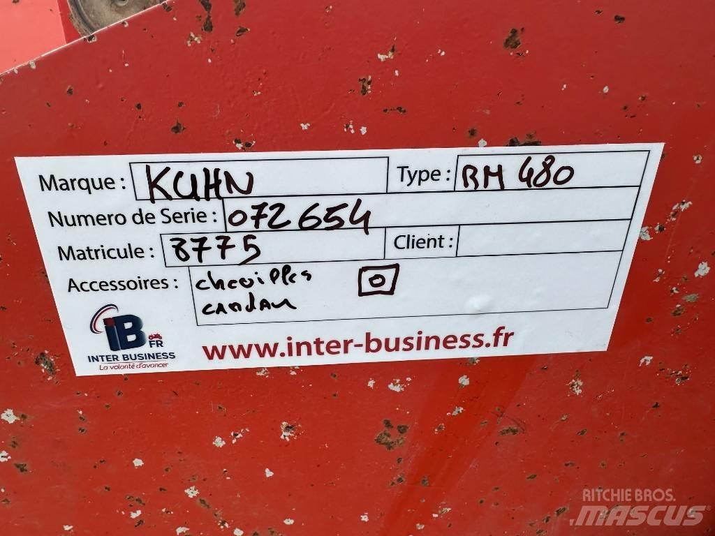 Kuhn RM480 Beitepussere og toppkuttere