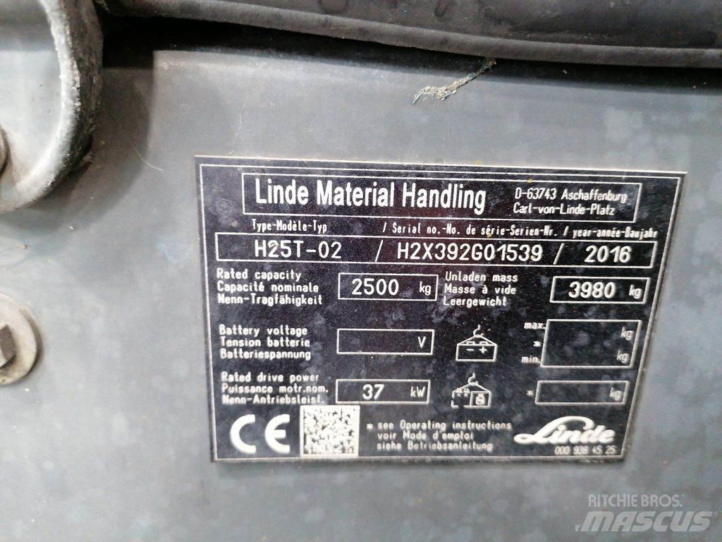 Linde H25T-02 Propan trucker