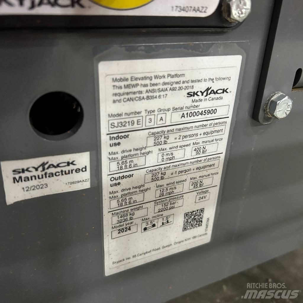 SkyJack SJ 3219 Sakselifter