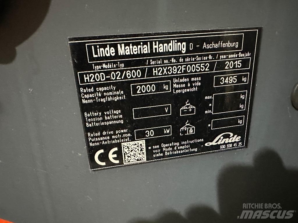 Linde H20D-02 Diesel Trucker