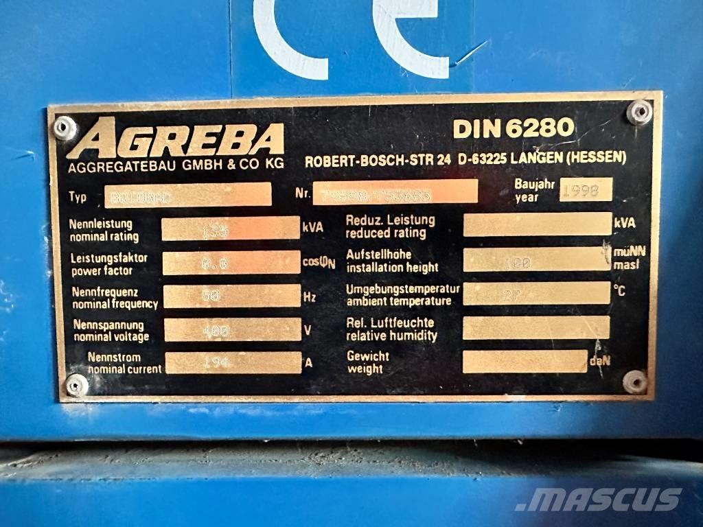 Cummins Agreba Diesel Generatorer