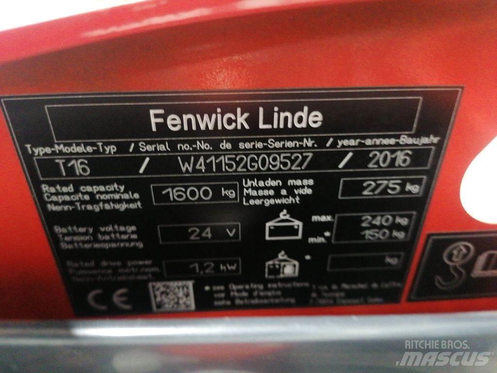 Linde T16 Lavtløftende truck