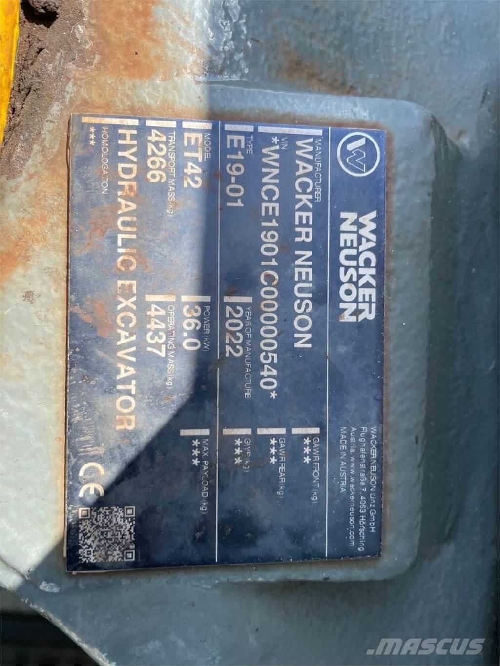 Wacker Neuson ET42 Beltegraver