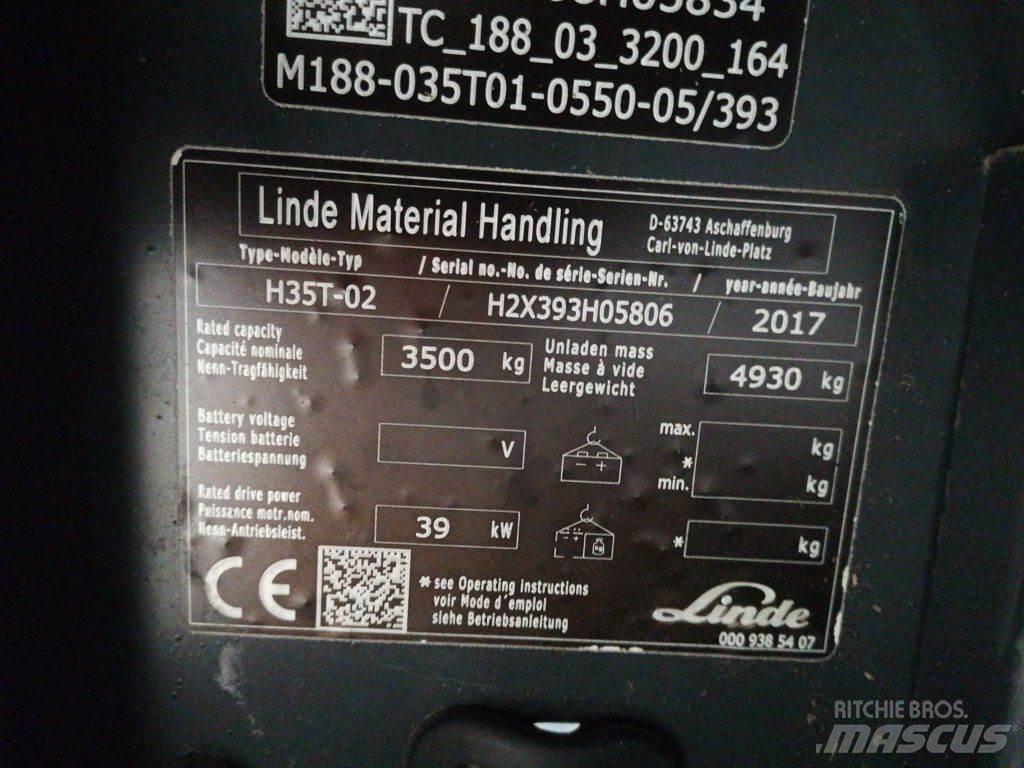 Linde H35T-02 Propan trucker