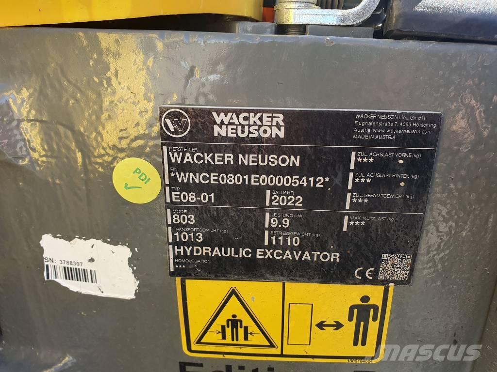 Wacker Neuson 803 Beltegraver