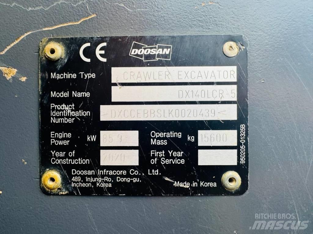Doosan DX 140 LCR-5 Beltegraver
