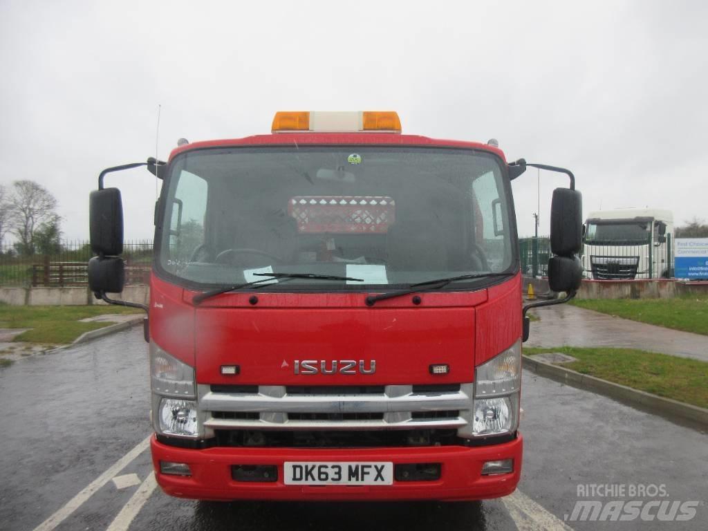 Isuzu N 75.190 Flatvogn med vinsj