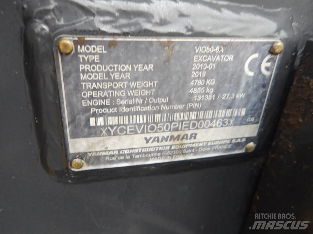 Yanmar Vio 50 Minigravere <7t