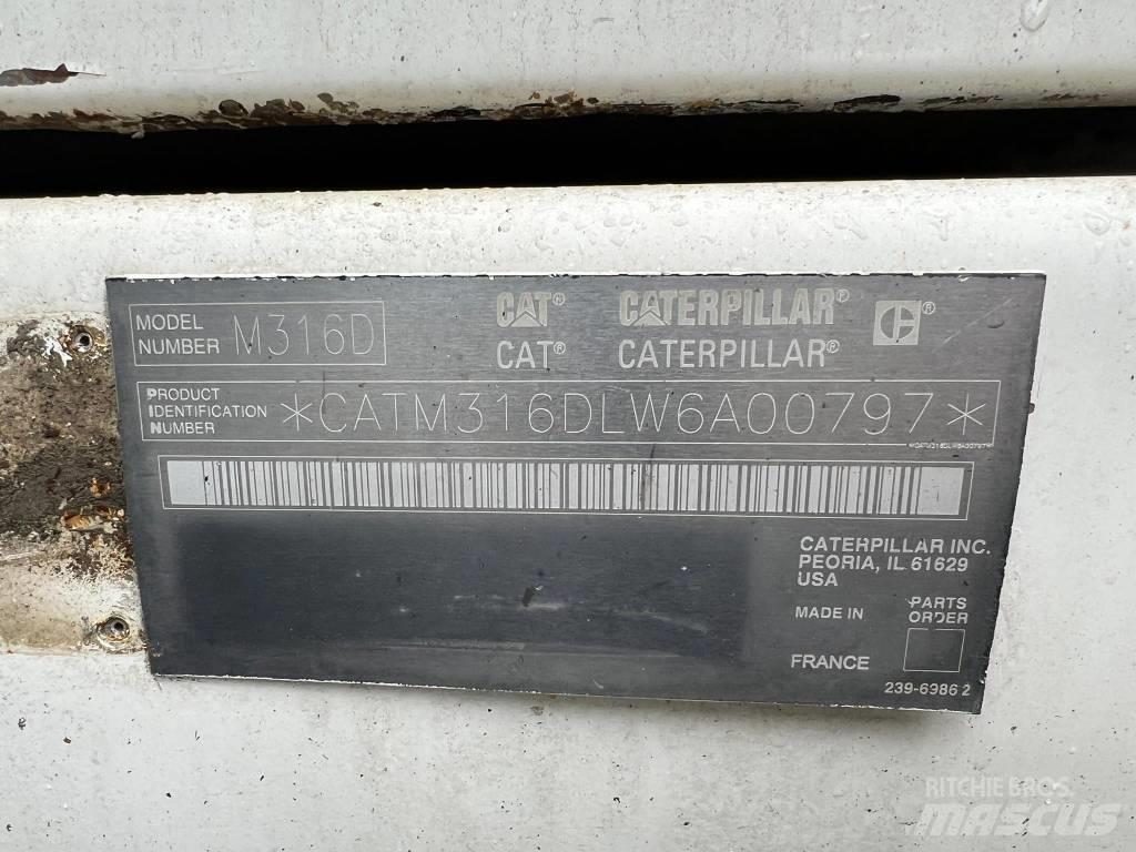 CAT 316 d Hjulgravere