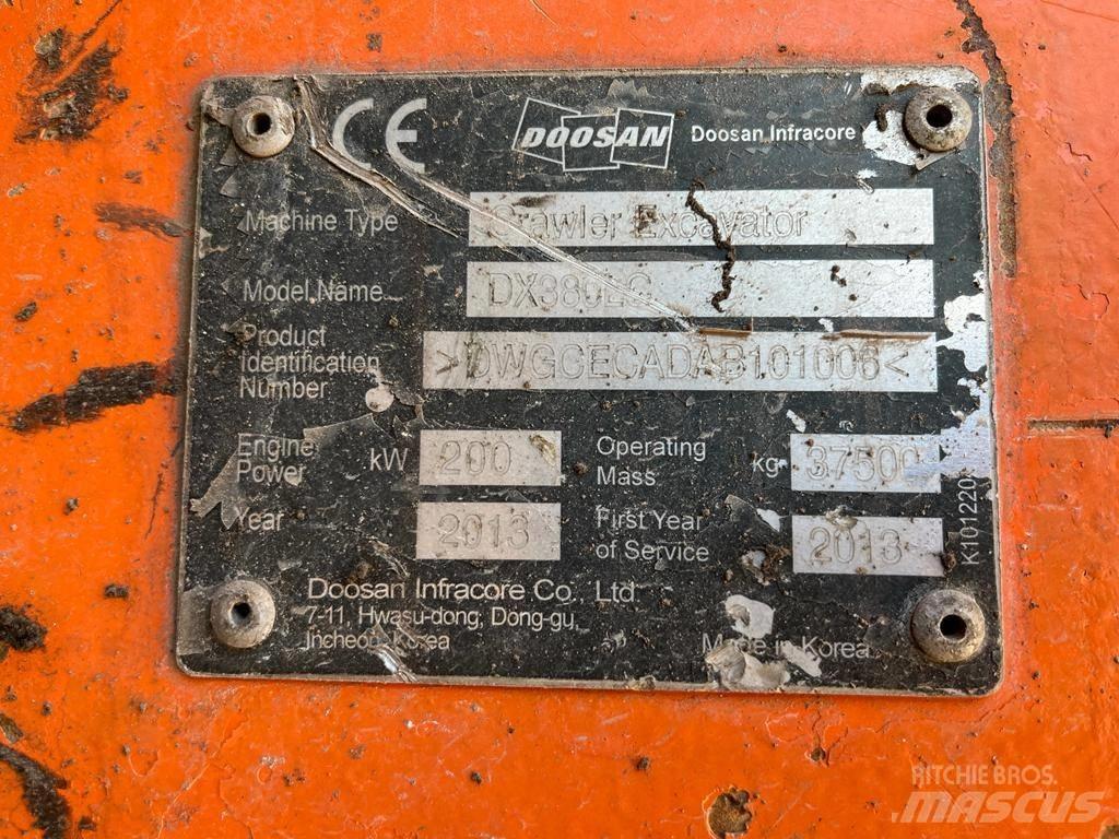 Doosan DX 380 LC Beltegraver