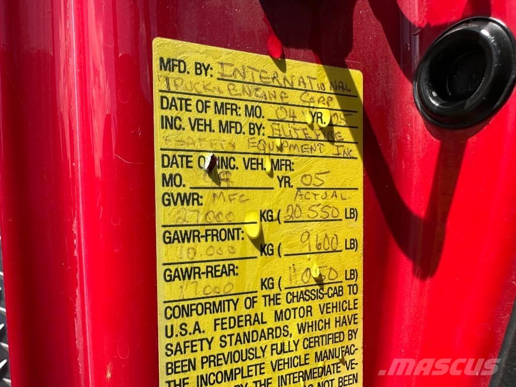 International 7300 Brannbil