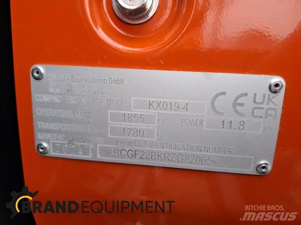 Kubota KX019-4 Minigravere <7t