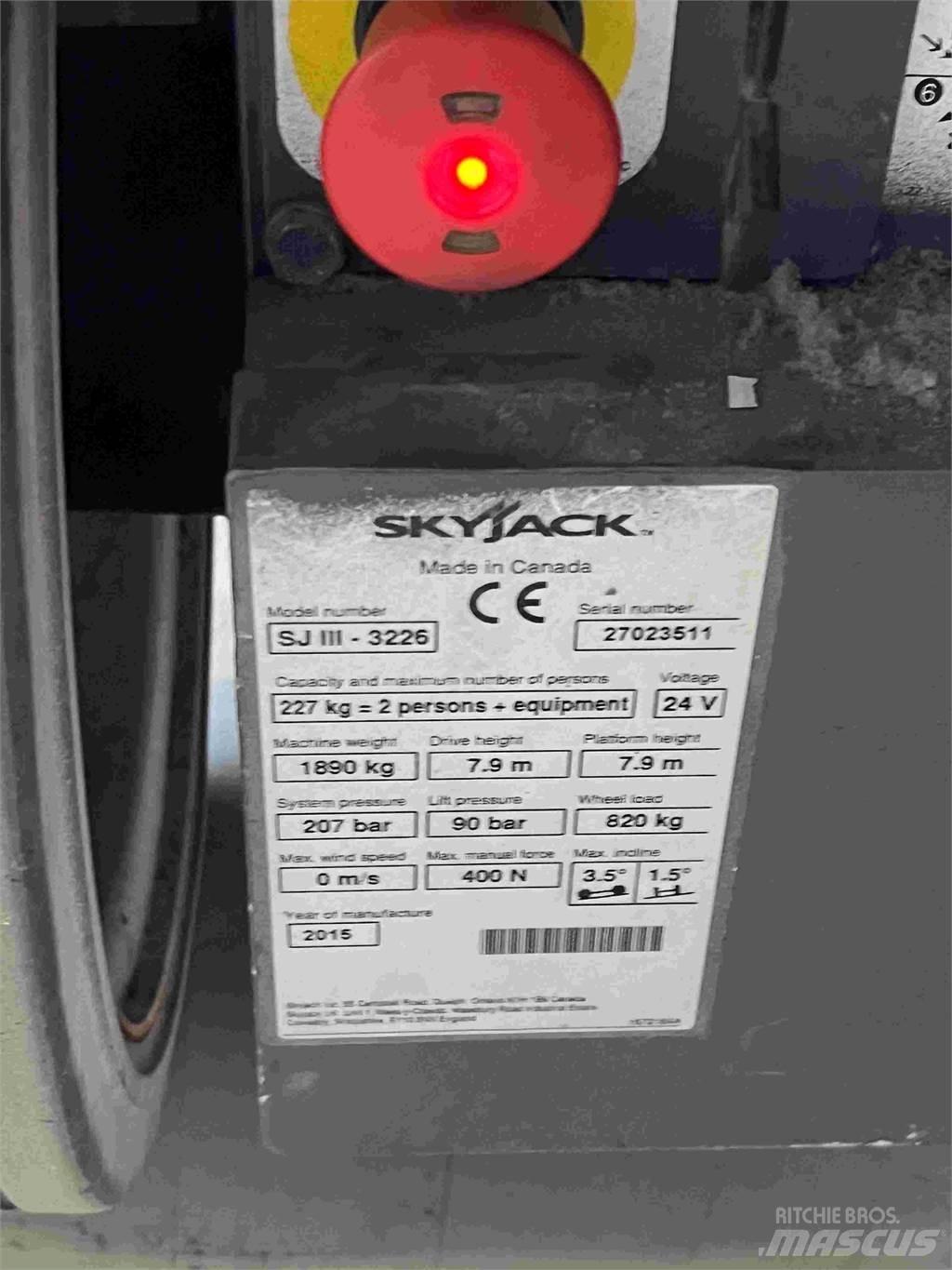 SkyJack SJ3226 Sakselifter