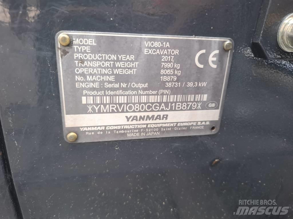Yanmar Vio 80-1A Midigravere 7 - 12t