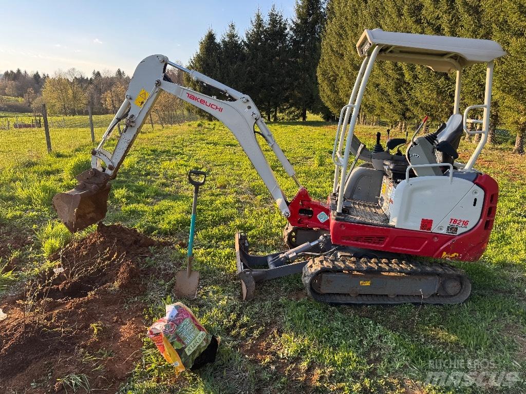 Takeuchi TB 216 Minigravere <7t