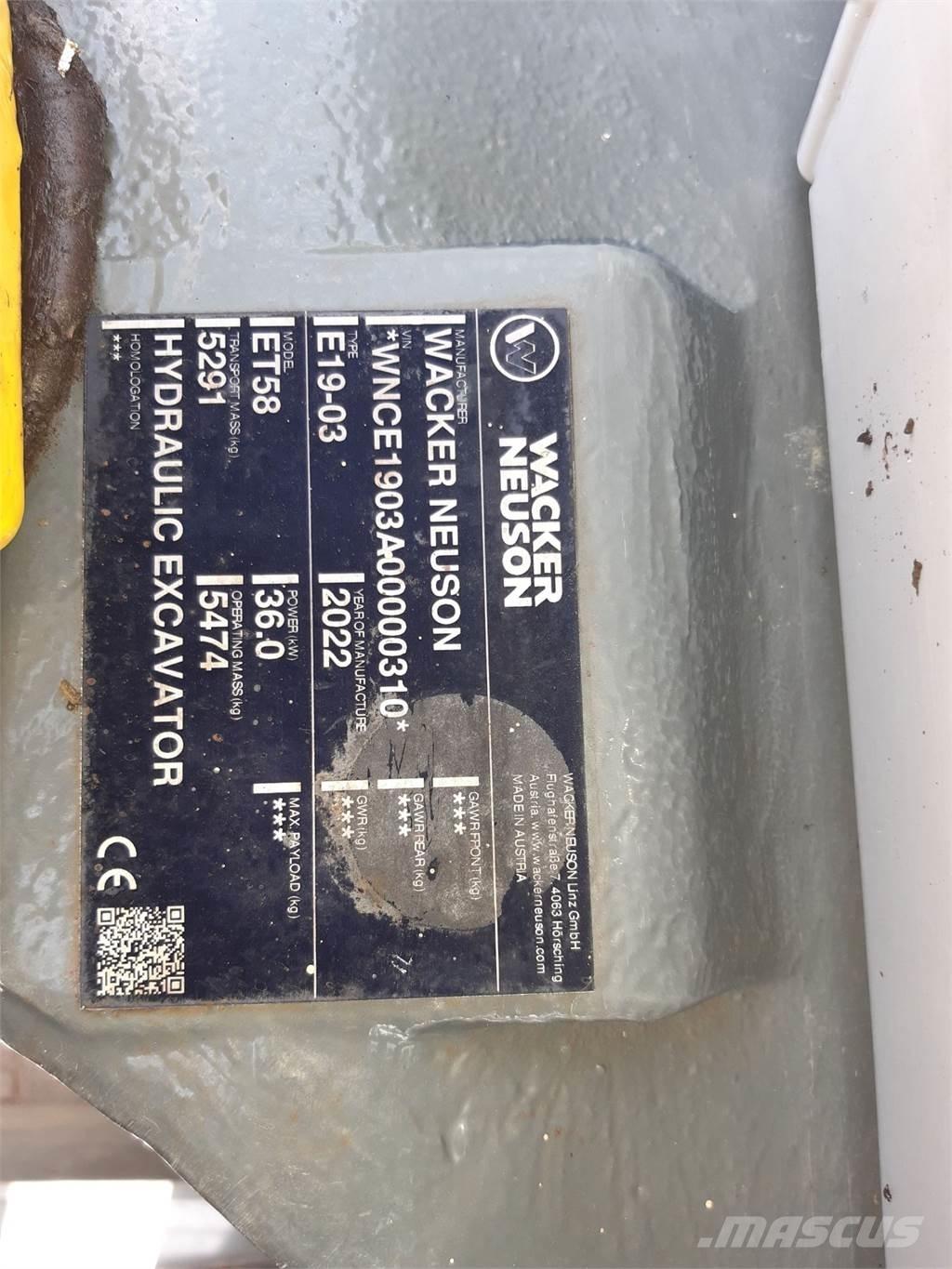 Wacker Neuson ET58 Beltegraver