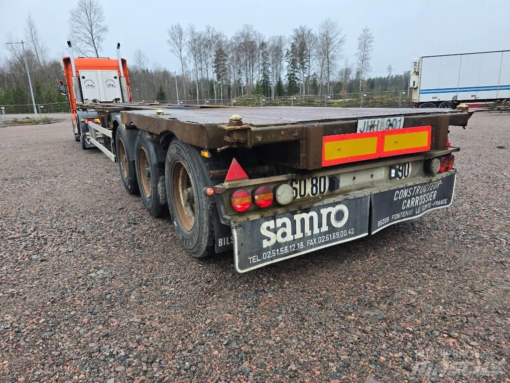Samro SR 334 Containerchassis Semitrailere